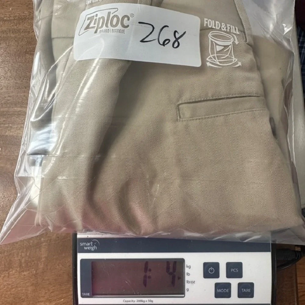 Caribbean Joe Pleated Shorts Khaki Casual Comfort‎ Fit Men's Size 48